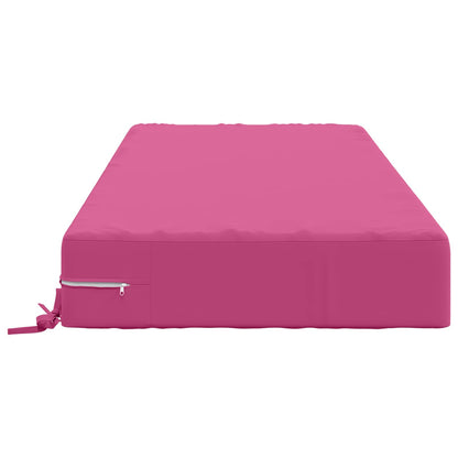 vidaXL Seat Cushion SOEST 100% Polyester Pink 120 x 80 x 15 cm 4