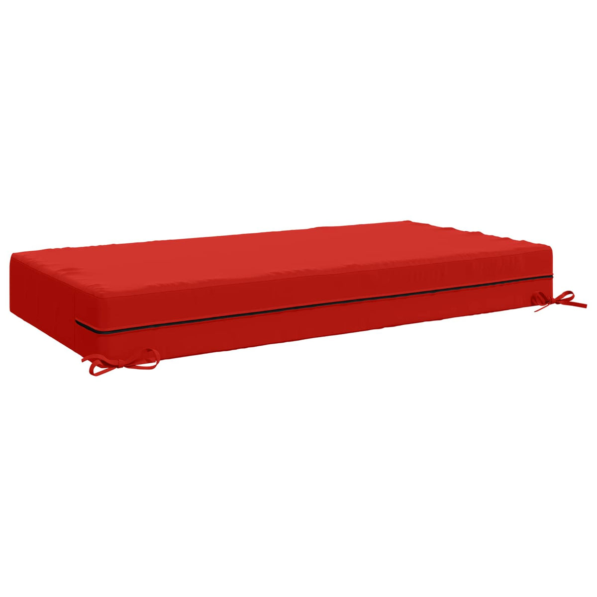 vidaXL Seat Cushion SOEST 100% Polyester Red 120 x 80 x 15 cm 5