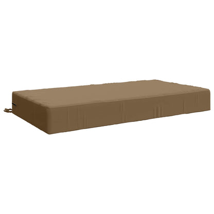 vidaXL Seat Cushion SOEST 100% Polyester Taupe 120 x 80 x 15 cm 2