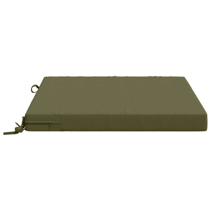 vidaXL 4-Piece Seat Cushions SOEST 4 pcs 100% Polyester Olive Green 4