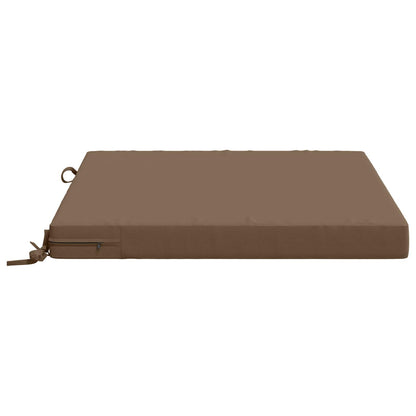 vidaXL 4-Piece Seat Cushions SOEST 4 pcs 100% Polyester Taupe 4