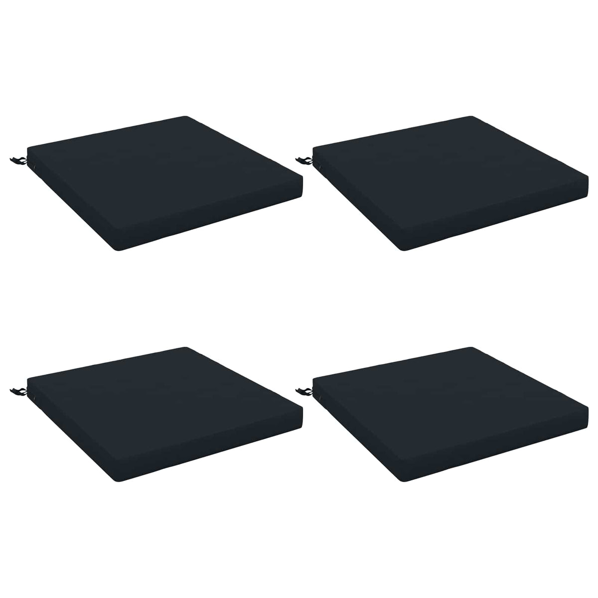 vidaXL 4-Piece Seat Cushions SOEST 4 pcs 100% Polyester Dark Blue 2