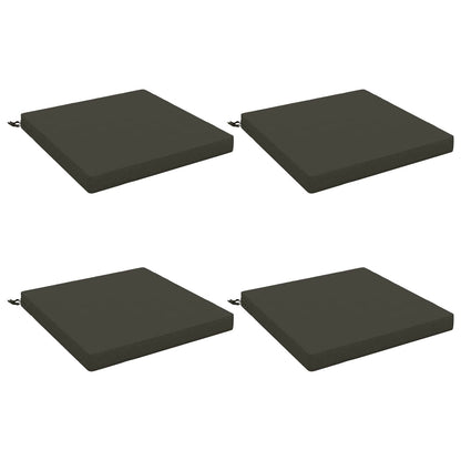 vidaXL 4-Piece Seat Cushions SOEST 4 pcs 100% Polyester Anthracite 2