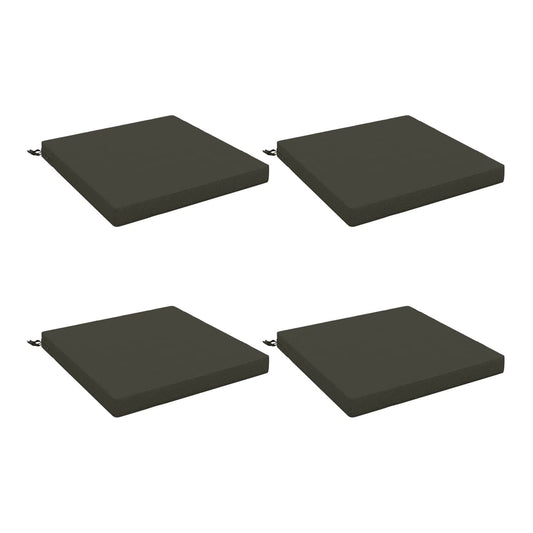 Seat Cushions SOEST Polyester Anthracite Height Width melange
