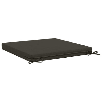 vidaXL 4-Piece Seat Cushions SOEST 4 pcs 100% Polyester Anthracite 5