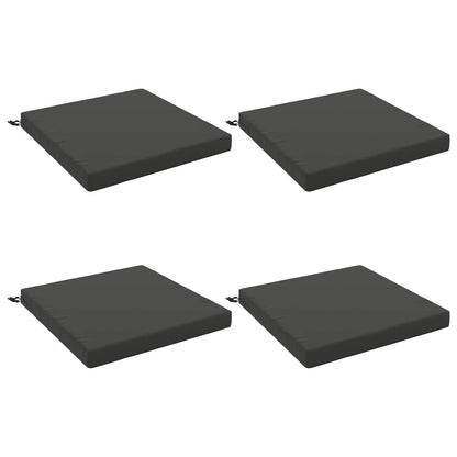 vidaXL 4-Piece Seat Cushions SOEST 4 pcs 100% Polyester Anthracite 2
