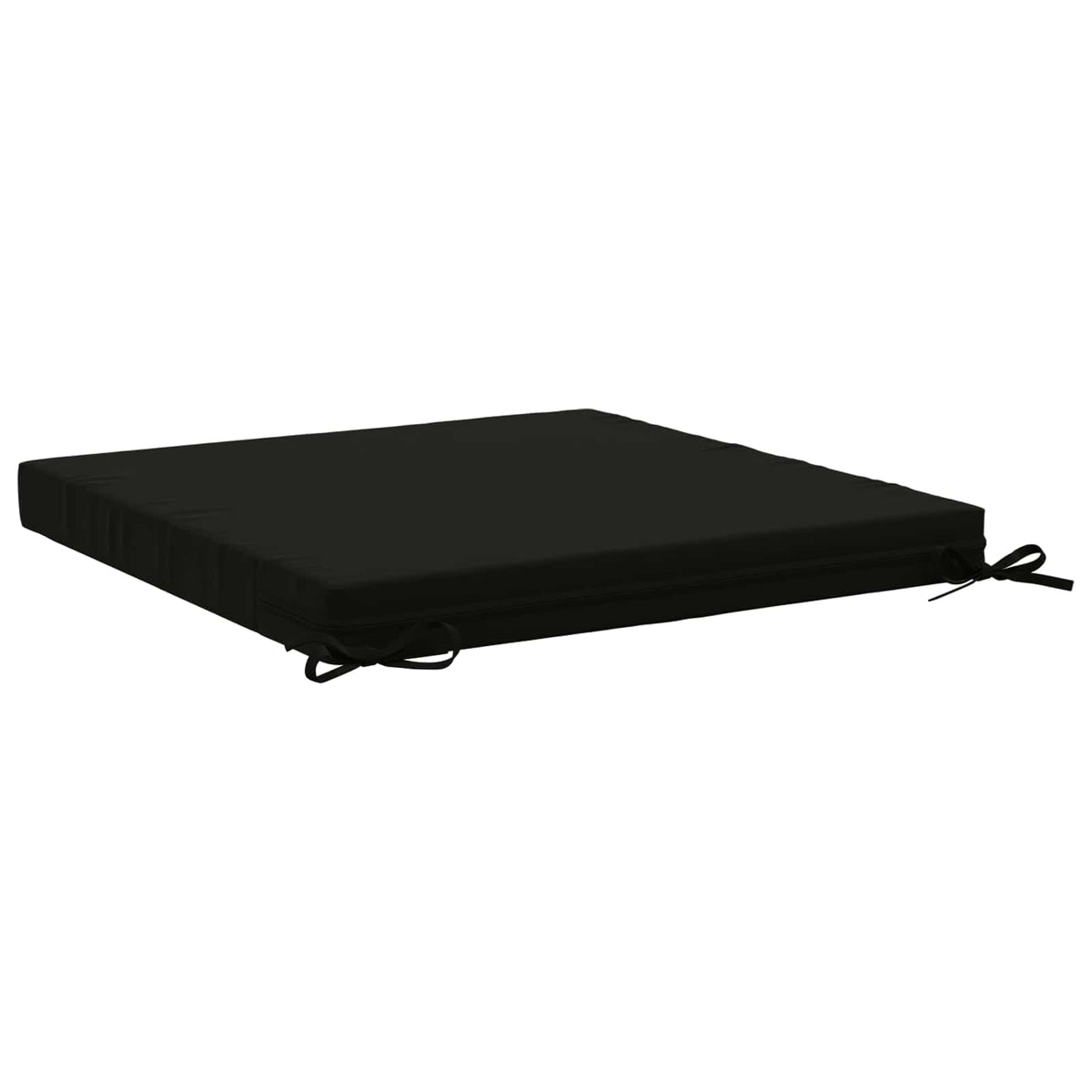 vidaXL 4-Piece Seat Cushions SOEST 4 pcs 100% Polyester Black 5