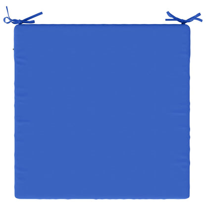 vidaXL 4-Piece Seat Cushions SOEST 4 pcs 100% Polyester Royal Blue 6