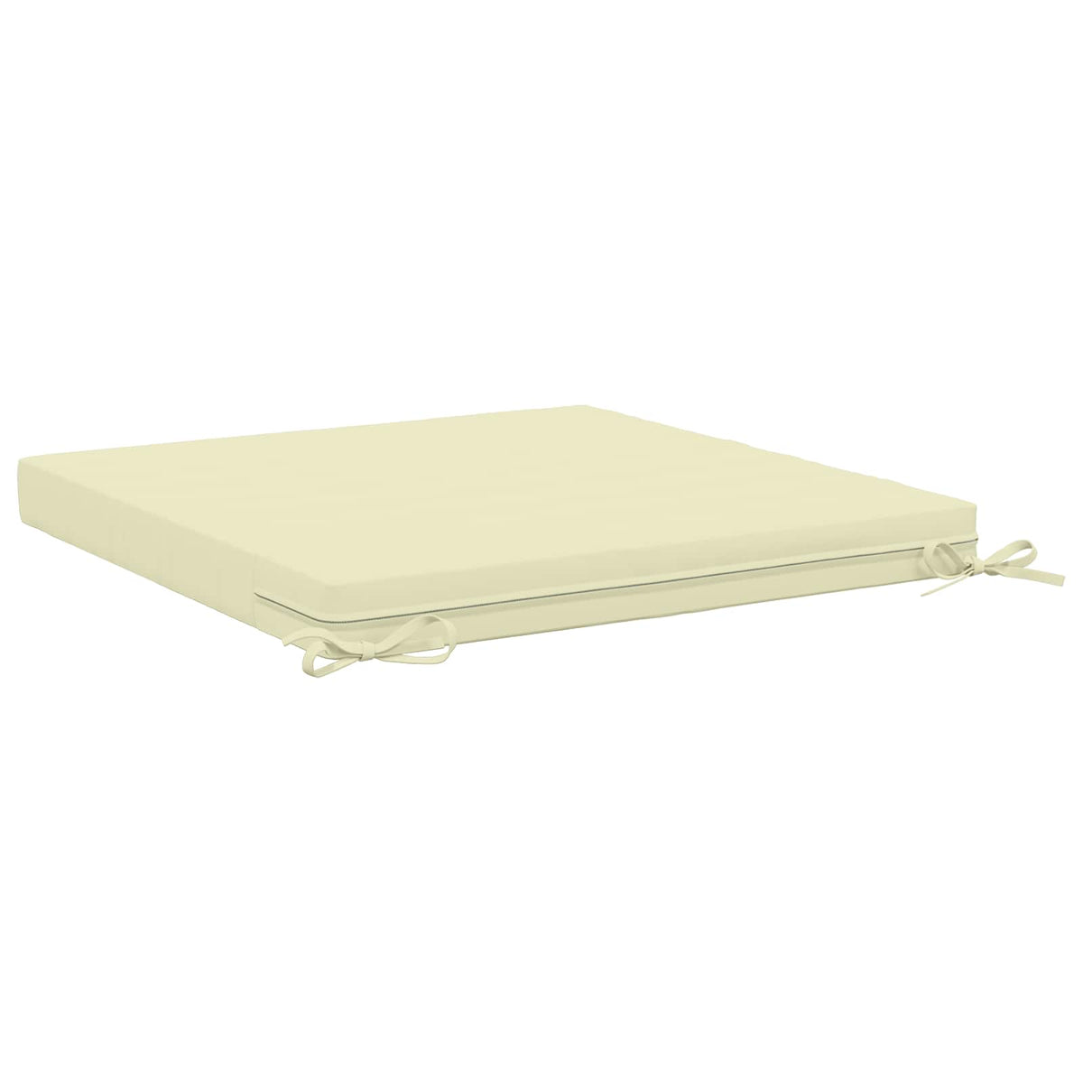 vidaXL 4-Piece Seat Cushions SOEST 4 pcs 100% Polyester Cream 5