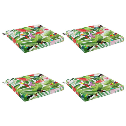 vidaXL 4-Piece Seat Cushions SOEST 4 pcs 100% Polyester Multicolour 2