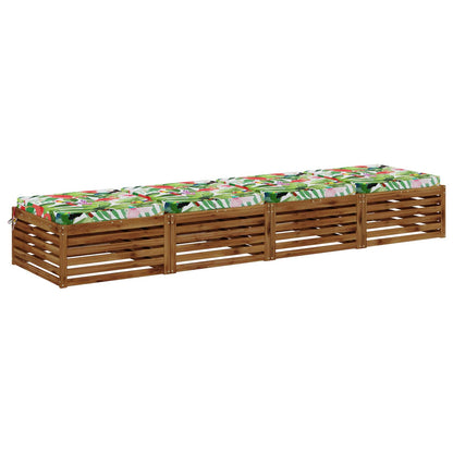 vidaXL 4-Piece Seat Cushions SOEST 4 pcs 100% Polyester Multicolour 3
