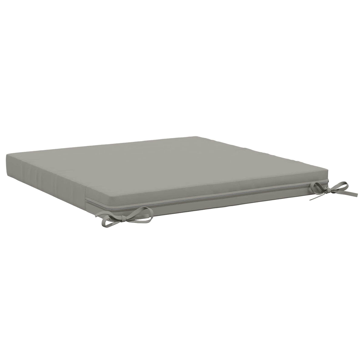 vidaXL 4-Piece Seat Cushions SOEST 4 pcs 100% Polyester Grey 5