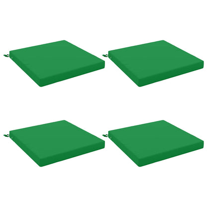 vidaXL 4-Piece Seat Cushions SOEST 4 pcs 100% Polyester Green 2