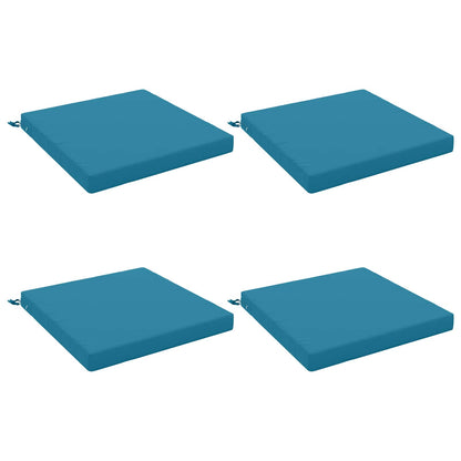 vidaXL 4-Piece Seat Cushions SOEST 4 pcs 100% Polyester Light Blue 2