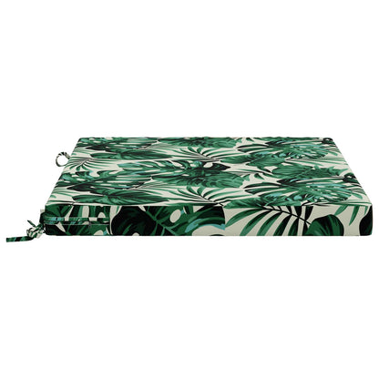 vidaXL 4-Piece Seat Cushions SOEST 4 pcs 100% Polyester Leaf Pattern 4