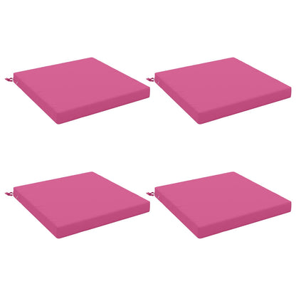 vidaXL 4-Piece Seat Cushions SOEST 4 pcs 100% Polyester Pink 2