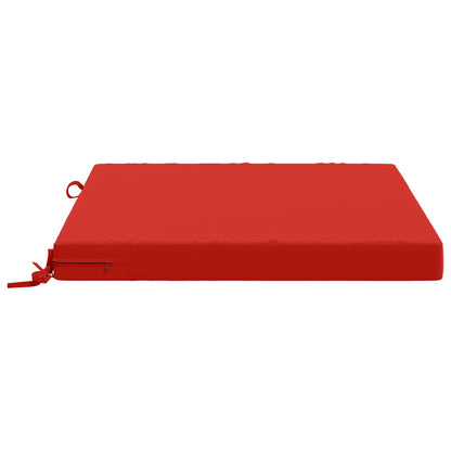 vidaXL 4-Piece Seat Cushions SOEST 4 pcs 100% Polyester Red 4