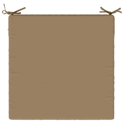 vidaXL 4-Piece Seat Cushions SOEST 4 pcs 100% Polyester Taupe 6