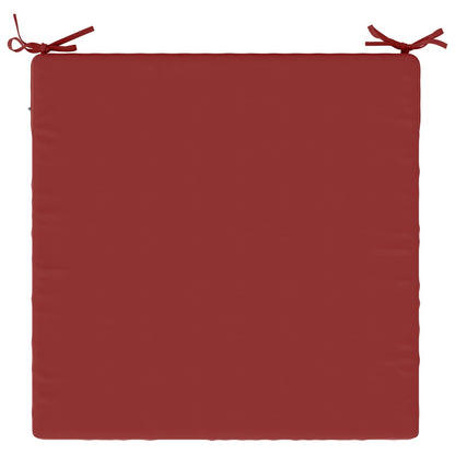 vidaXL 4-Piece Seat Cushions SOEST 4 pcs 100% Polyester Wine Red 6