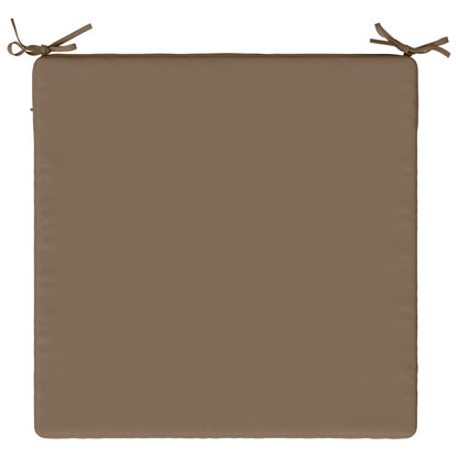 vidaXL 4-Piece Seat Cushions SOEST 4 pcs 100% Polyester Taupe 6