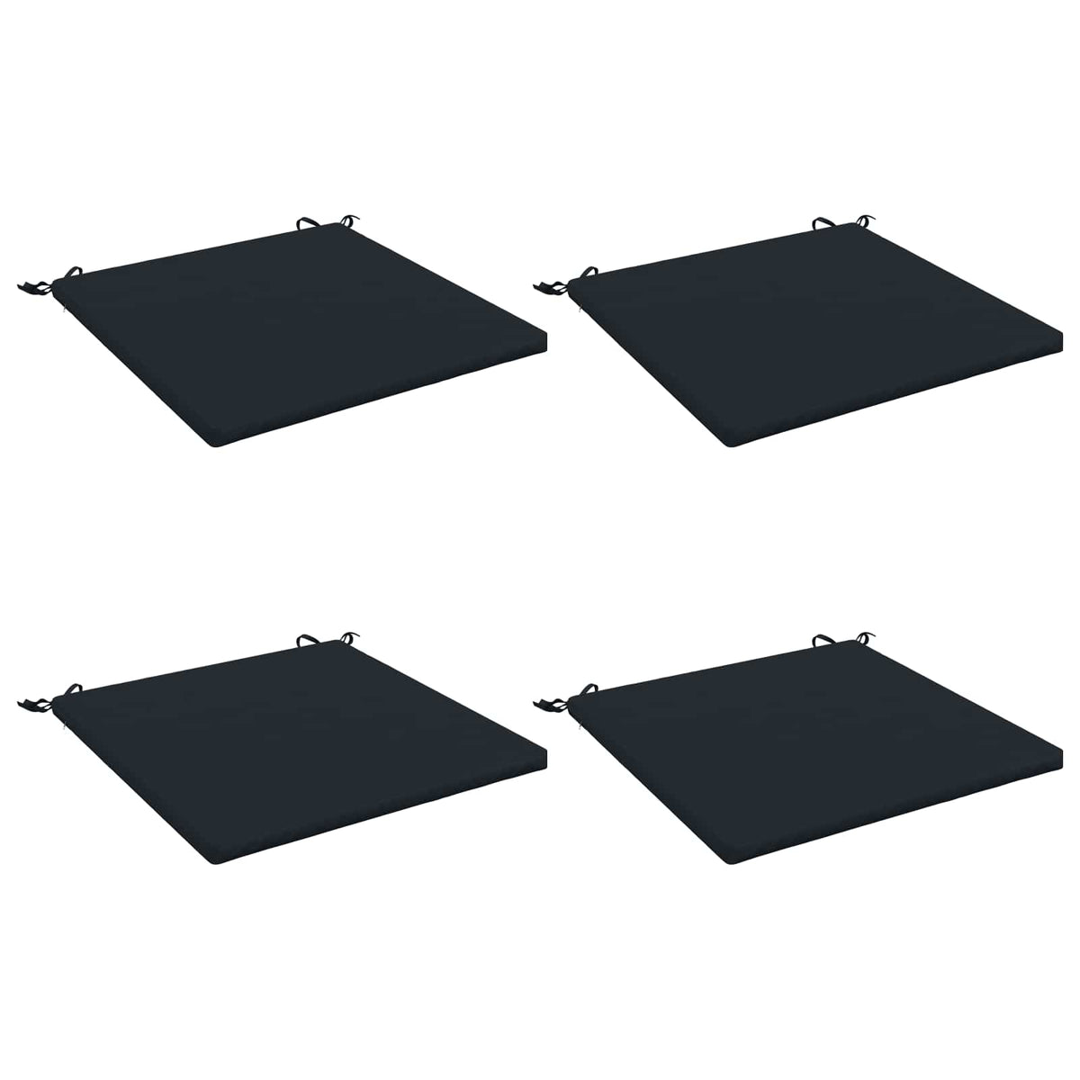 vidaXL 4-Piece Seat Cushions SOEST 4 pcs 100% Polyester Dark Blue 2