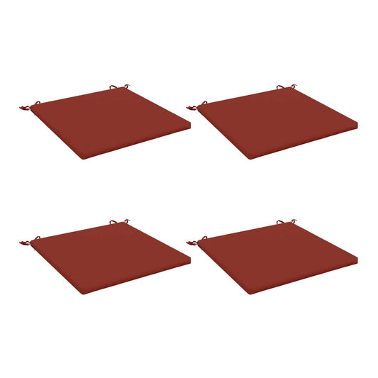 Seat Cushions SOEST Polyester Red Height Width melange)–Wine melange