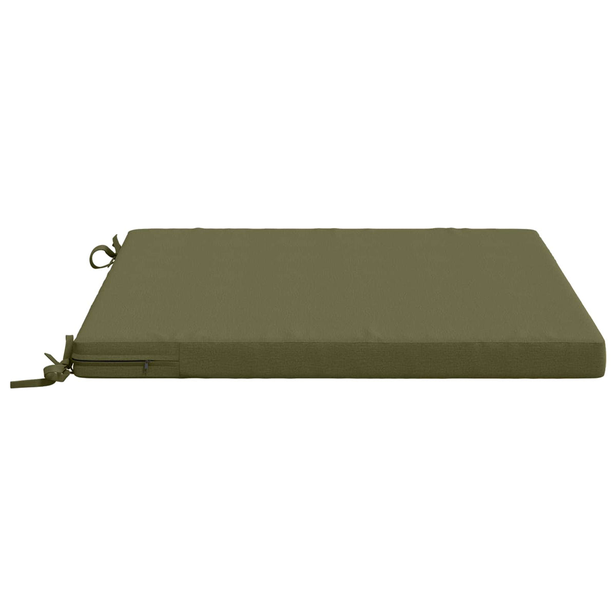 vidaXL 4-Piece Seat Cushions SOEST 4 pcs 100% Polyester Olive Green 4
