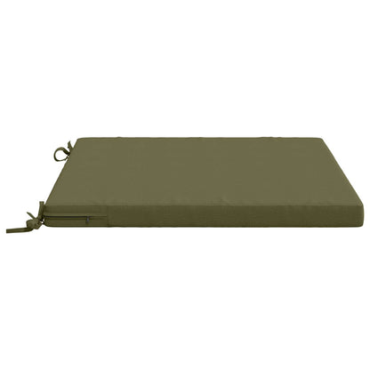 vidaXL 4-Piece Seat Cushions SOEST 4 pcs 100% Polyester Olive Green 4