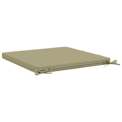 vidaXL 4-Piece Seat Cushions SOEST 4 pcs 100% Polyester Light Green 5