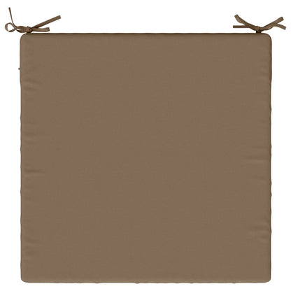 vidaXL 4-Piece Seat Cushions SOEST 4 pcs 100% Polyester Taupe 6