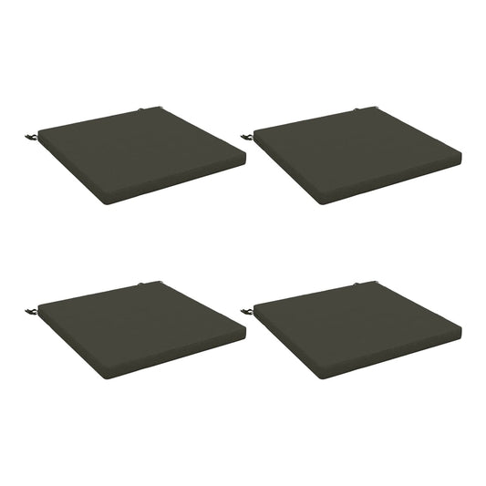 Seat Cushions SOEST Polyester Anthracite Height Width melange