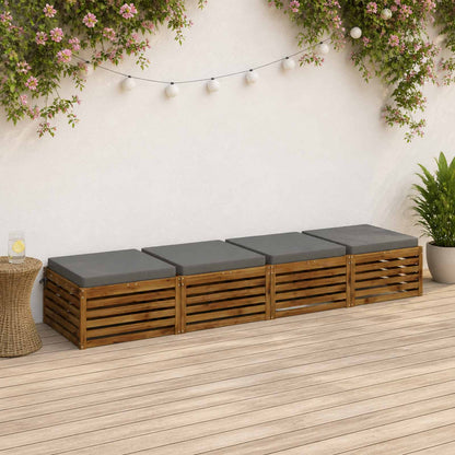 Seat Cushions SOEST 100% Polyester Anthracite 4 Height 7 cm Width 70 cm Anthracite (melange)–Red (melange) Grey (melange)