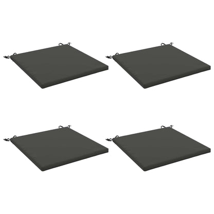 vidaXL Seat Cushions SOEST 4 pcs 100% Polyester Anthracite 2