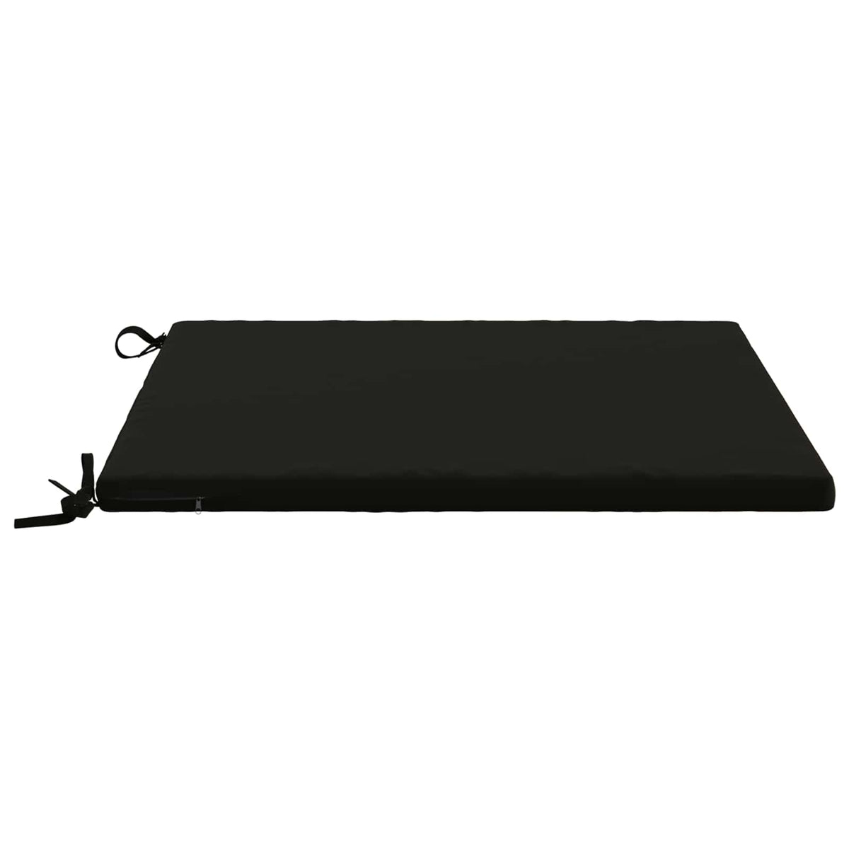 vidaXL Seat Cushions SOEST 4 pcs 100% Polyester Black 80 x 80 x 3 cm 4