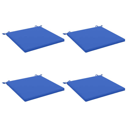 Seat Cushions SOEST 100% Polyester Red 80 x 80 x 3 cm 4 Height 3 cm Width 80 cm Red (melange)–Wine red (polyester) Royal blue (polyester)