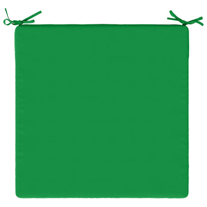 vidaXL Seat Cushions SOEST 4 pcs 100% Polyester Green 80 x 80 x 3 cm 6