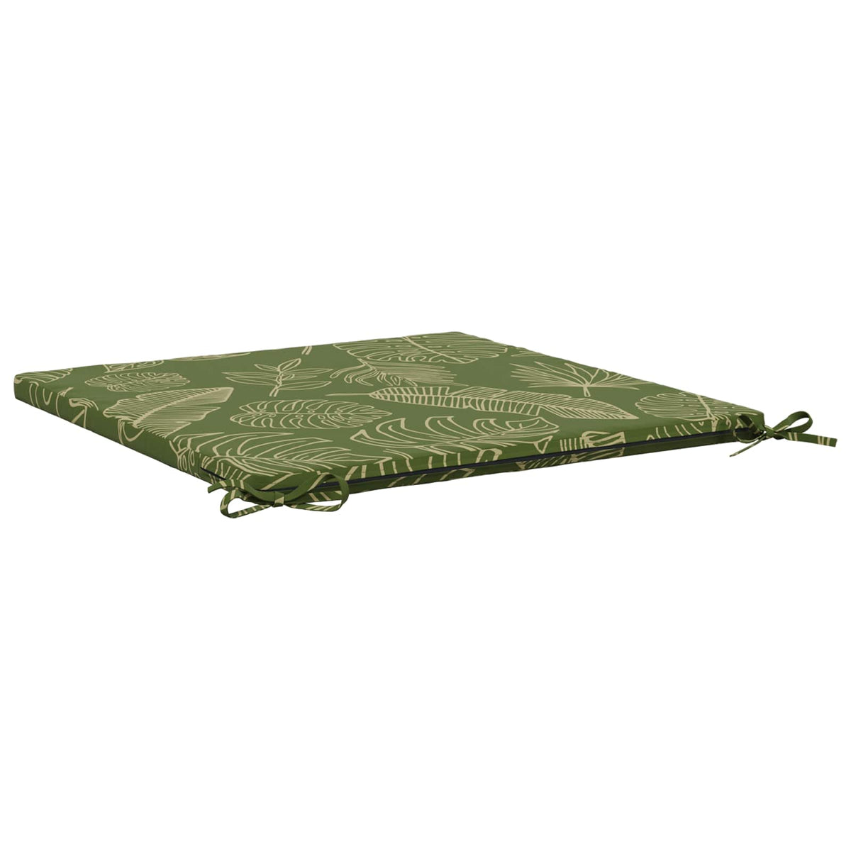 vidaXL Seat Cushions SOEST 4 pcs 100% Polyester Leaf Design 5