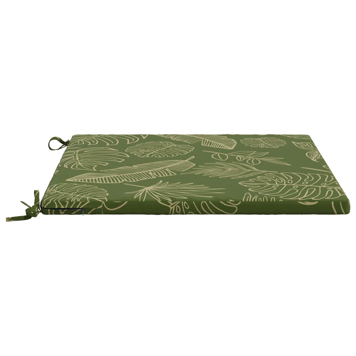 vidaXL Seat Cushions SOEST 4 pcs 100% Polyester Leaf Design 4