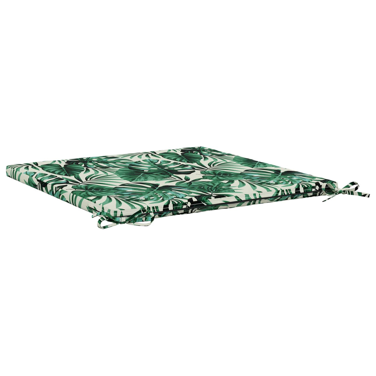 vidaXL Seat Cushions SOEST 4 pcs 100% Polyester Leaf Pattern 5