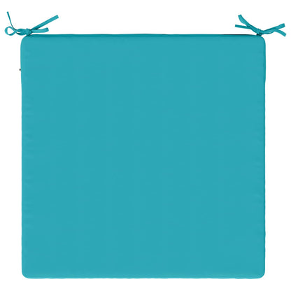 vidaXL Seat Cushions SOEST 4 pcs 100% Polyester Turquoise 6