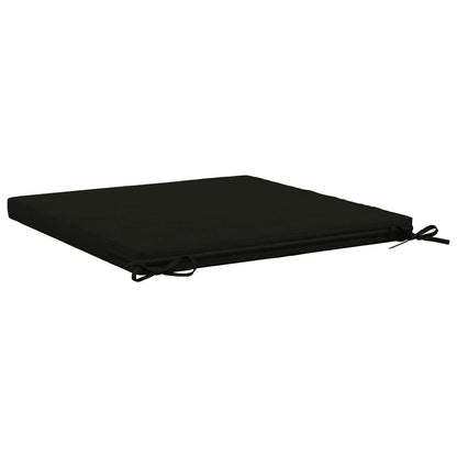 vidaXL Seat Cushions SOEST 4 pcs 100% Polyester Black 80 x 80 x 5 cm 5