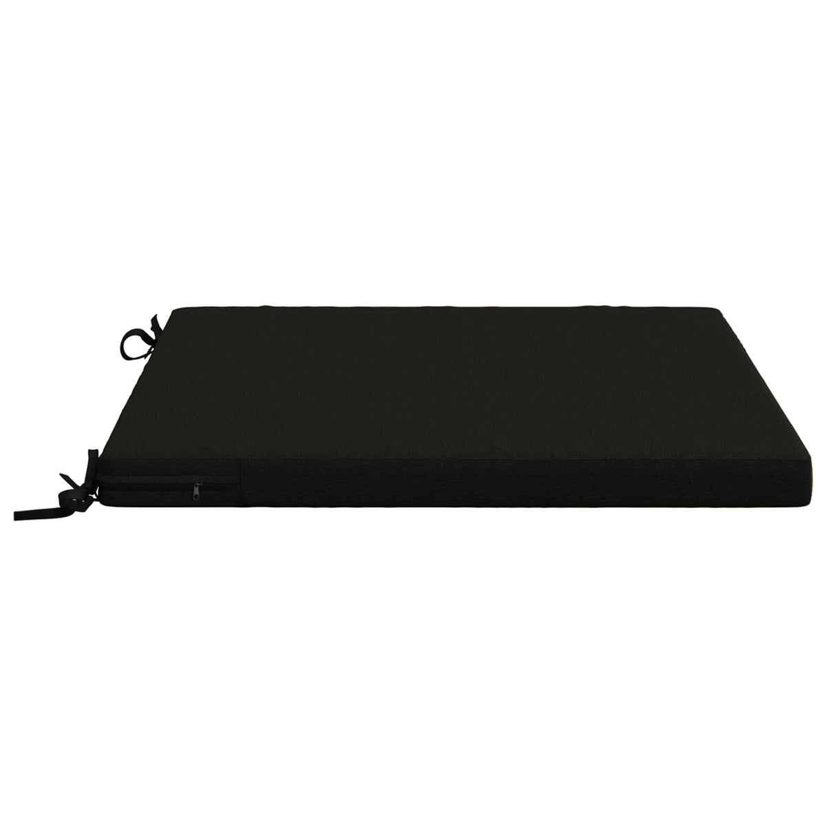 vidaXL Seat Cushions SOEST 4 pcs 100% Polyester Black 80 x 80 x 5 cm 4