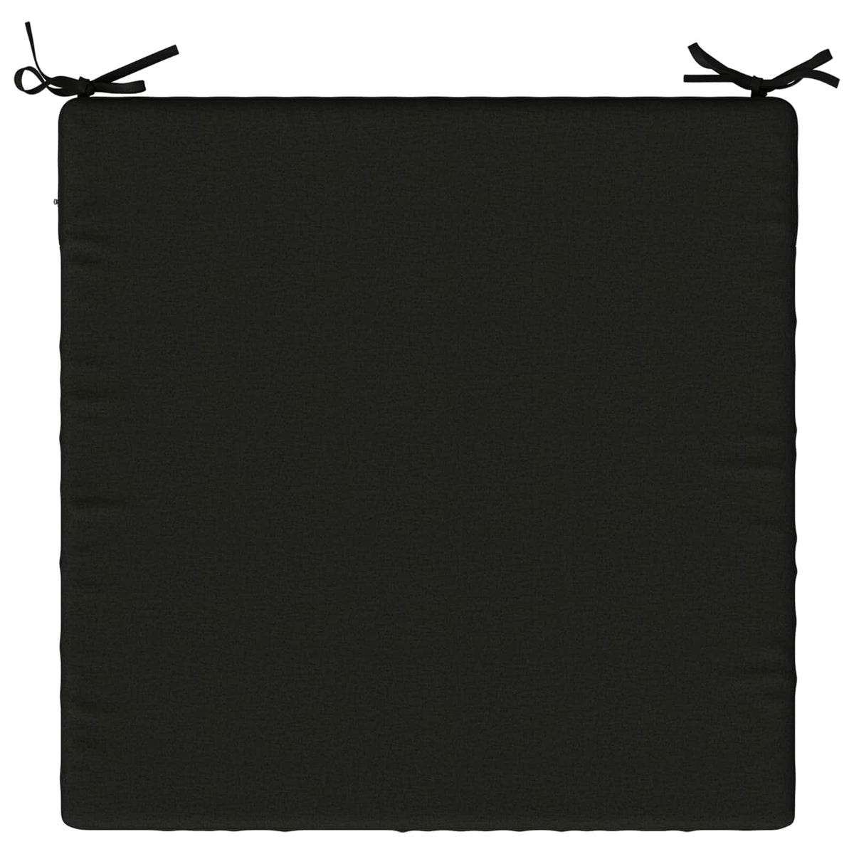 vidaXL Seat Cushions SOEST 4 pcs 100% Polyester Black 80 x 80 x 5 cm 6