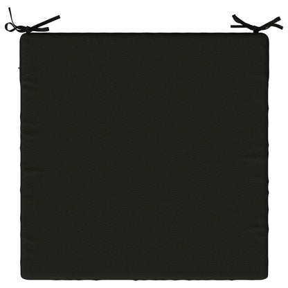 vidaXL Seat Cushions SOEST 4 pcs 100% Polyester Black 80 x 80 x 5 cm 6