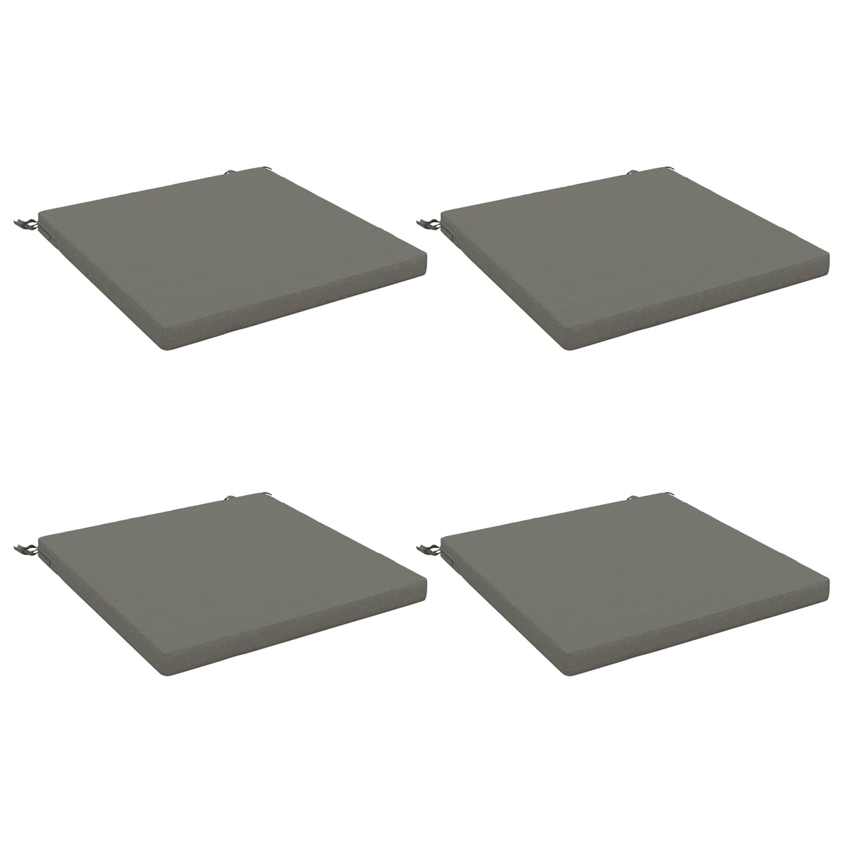 Seat Cushions SOEST 100% Polyester Anthracite 4 Height 5 cm Width 80 cm Anthracite (melange)–Pink (polyester) Grey (melange)