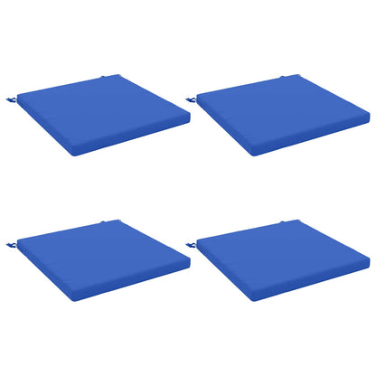 Seat Cushions SOEST 100% Polyester Red 80 x 80 x 5 cm 4 Height 5 cm Width 80 cm Red (melange)–Wine red (polyester) Royal blue (polyester)