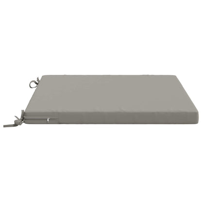 vidaXL Seat Cushions SOEST 4 pcs 100% Polyester Grey 80 x 80 x 5 cm 4