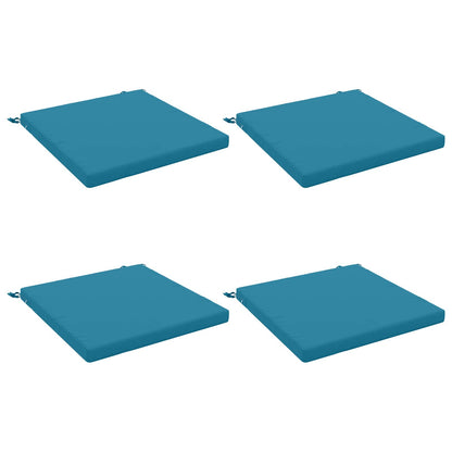 vidaXL Seat Cushions SOEST 4 pcs 100% Polyester Light Blue 2