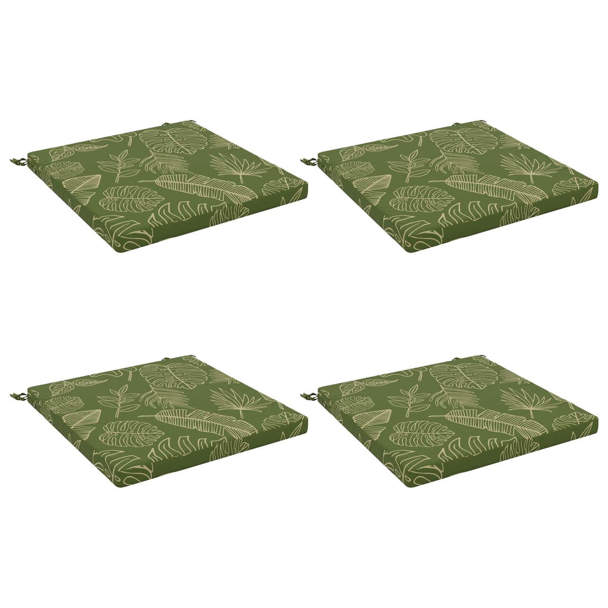 Seat Cushions SOEST 100% Polyester Anthracite 4 Height 5 cm Width 80 cm Anthracite (melange)–Pink (polyester) Leaf design (polyester)