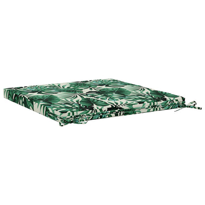vidaXL Seat Cushions SOEST 4 pcs 100% Polyester Leaf Pattern 5